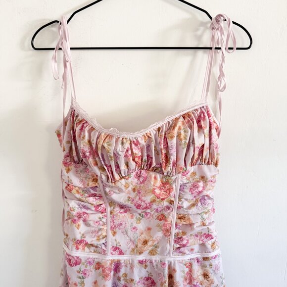 House of CB Pink Floral Alejandra Corset Mini Dress S - Picture 3 of 7
